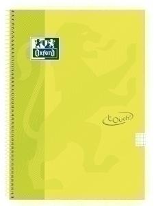 BLOC OXFORD SCHOOL TOUCH tapa EXTRA Fº 80h CUADRIC.4x4 90g LIMA