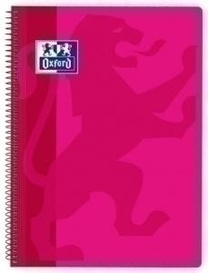 BLOC OXFORD SCHOOL CLASSIC tapa PP Fº 80h CUADRIC.4x4 90g FUCSIA