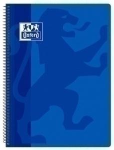 BLOC OXFORD SCHOOL CLASSIC tapa PP Fº 80h CUADRIC.4x4 90g AZUL MARINO