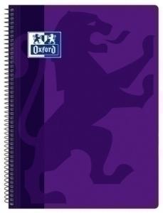BLOC OXFORD SCHOOL CLASSIC tapa PP Fº 80h CUADRIC.4x4 90g VIOLETA
