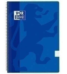 BLOC OXFORD SCHOOL CLASSIC tapa PP Fº 80h CUADRIC.5x5 90g AZUL MARINO