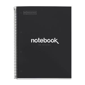 BLOC MIQUELRIUS EMOTIONS NOTEBOOK 1 micro.tapa EXTRA A4 80h 90g CUADRIC.5x5 NEGRO
