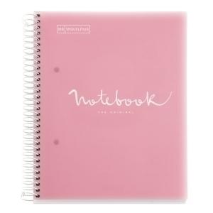 BLOC MIQUELRIUS NOTEBOOK 5 MICR. PP A5 120H 90G CUADRIC. 5X5 ROSA /MR46105