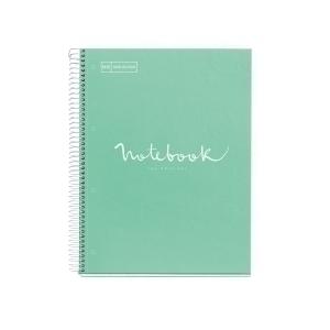 BLOC MIQUELRIUS NOTEBOOK 1 MICR. TAPA EXTRAD A4 80H 90G MENTA /MR47001