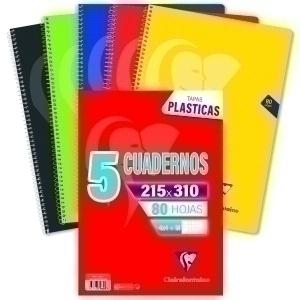 BLOCK CLAIREF PP Fº 80H CUADRIC. 4X4 90G VIVO P/5 /596053C