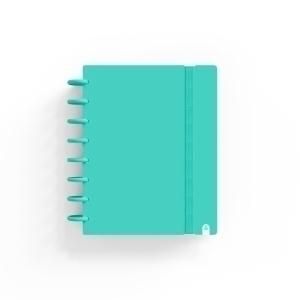 BLOC CARCHIVO INGENIOX PASTEL tapa PP FOAM A5 80h 100g CUADRIC.5x5 MENTA