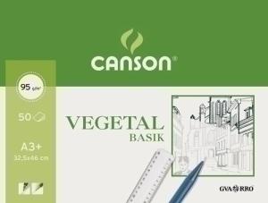 BLOC DIBUJO GUARRO-CANSON BASIK VEGETAL A3+ 95G 50H /C200400713