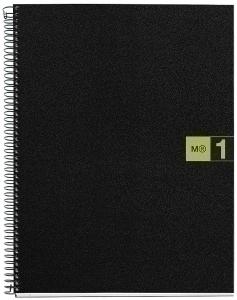 BLOC MIQUELRIUS NOTEBOOK 1 MICR. PP A4 80H 70G CUADRIC. 5X5 VERDE /MR2474