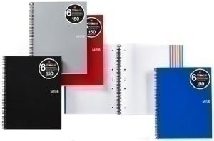 BLOC MIQUELRIUS NOTEBOOK 6 MICR. PP A4 150H 70G CUADRIC. 5X5 AZUL /MR2826