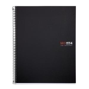 BLOC MIQUELRIUS NOTEBOOK 4 MICR. PP A4 140H 70G CUADRIC. 5X5 NEGRO /MR47138