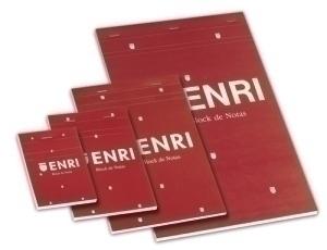 BLOC DE NOTAS ENRI TAPA  A4 80h CD.4
