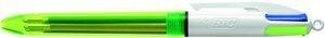 BOLIGRAFO de 4 COLORES BIC FLUO NEON