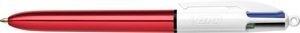 BOLIGRAFO de 4 COLORES BIC SHINE RED