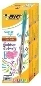 BOLIGRAFO BIC CRISTAL FUN C/20 5X4 COLORES /895793