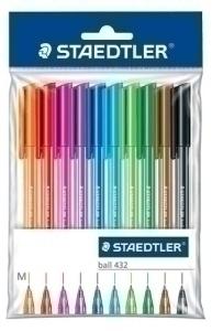 STD BOLIGRAFOS STAEDTLER 432 ESTU.   10 /43235MPB10/