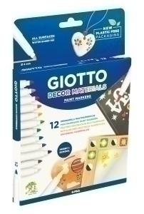 ROTULADOR FIBRA GIOTTO DECOR MATERIALS ESTU/12 /F45340000