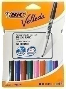 MARCADOR PIZARRA BIC VELLEDA 1741 MEDIUM CONICO B/8 /998528