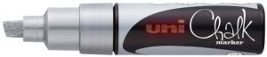 MARCADOR TIZA LIQUIDA UNI-BALL CHALK MARKER 8.0 MM PLATA /222117000