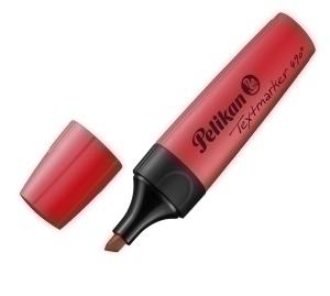 MARCADOR FLUOR PELIKAN TEXTMARKER 490 ROJO /814126