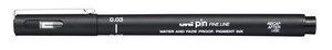 ROTULADOR CALIBRADO UNI-BALL PIN MANGA 0,03 mm NEGRO