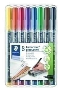 ROTULADOR PERMANENTE STAEDTLER 313 LUMOCOLOR S B/8 /313 WP8