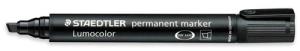 MARCADOR PERMANENTE STAEDTLER 350 LUMOCOLOR BISELADO NEGRO /350-9