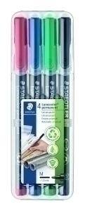 ROTULADOR PERMANENTE STAEDTLER 317 LUMOCOLOR M B/4 /317 WP4