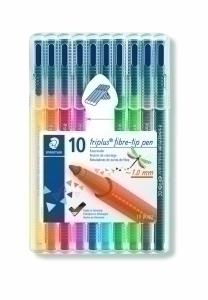 ROTULADOR FIBRA STAEDTLER 323 TRIPLUS COLOR B/10 /323 SB10