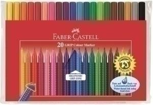 ROTULADOR FIBRA FABER-CASTELL GRIP 1553 B/20 /155320