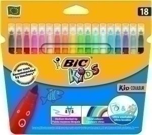 ROTULADOR FIBRA BIC KID COULEUR BLIS/18 /9375092