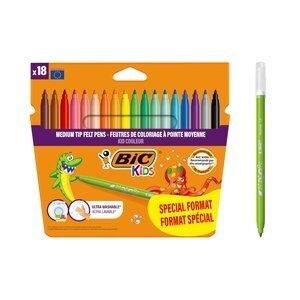 ROTULADOR FIBRA BIC KID COULEUR ESTUCHE de 18