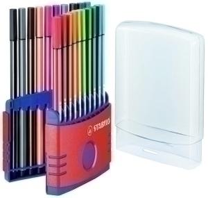 ROTULADOR FIBRA STABILO PEN 68 ESTUCHE COLOR ESTU/20 /6820-04