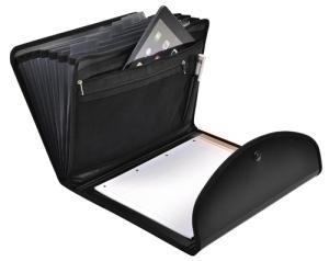 CLASIFICADOR ACORDEON EXACOMPTA PP A4 6 DPTOS.RIBETE y BROCHE NEGRO
