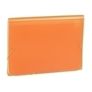 CLASIFICADOR ACORDEON CARCHIVO PP TRANSL. Fº 13 DPTOS.GOMAS NARANJA