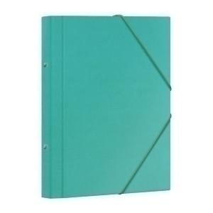 CARPETA CLASIFICADORA DOHE CARTON PLASTIF. Fº 12 DPTOS.GOMAS y SOLAPA VERDE CLARO