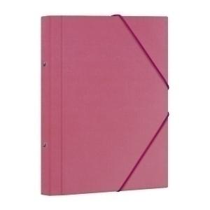 CARPETA CLASIFICADORA DOHE CARTON PLASTIF. Fº 12 DPTOS.GOMAS y SOLAPA ROSA
