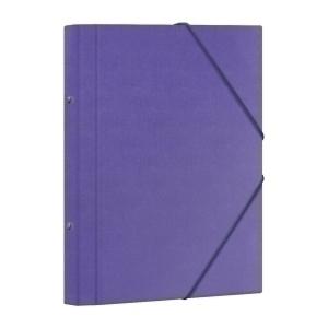 CARPETA CLASIFICADORA DOHE CARTON PLASTIF. Fº 12 DPTOS.GOMAS y SOLAPA MORADO