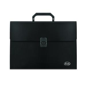 CLASIFICADOR ACORDEON FOROFIS PP OPACO A4 13 DPTOS CON ASA Y  BROCHE NEGRO