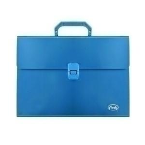 CLASIFICADOR ACORDEON FOROFIS PP OPACO A4 13 DPTOS CON ASA Y  BROCHE AZUL