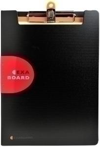 CARPETA con PINZA PORTABLOCS EXACOMPTA Fº CON TAPA NEGRO