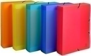 CARPETA de PROYECTOS EXACOMPTA LINICOLOR PP A4 GOMAS  6 cm SURTIDO (5 col.)