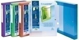 CARPETA de PROYECTOS EXACOMPTA EXABOX PP KREACOVER A4 4 cm SURTIDO (5 col.)