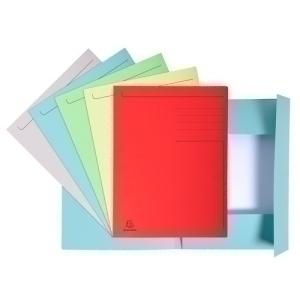 SUBCARPETA EXACOMPTA FOREVER 3 SOLAPA 280g A4 SURTIDO PAQUETE de 10