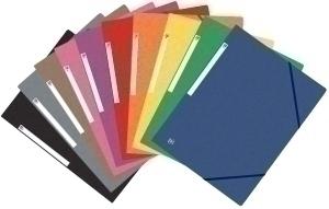 CARPETA de GOMAS y SOLAPAS OXFORD CARTON TOP FILE A4 PACK de 10 COL.VIVOS SUR.(10)