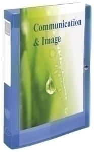 CARPETA de PROYECTOS EXACOMPTA EXABOX PP KREACOVER A4 4 cm AZUL
