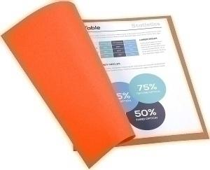 SUBCARPETA EXACOMPTA FOREVER 180 170g A4 NARANJA PAQUETE de 100