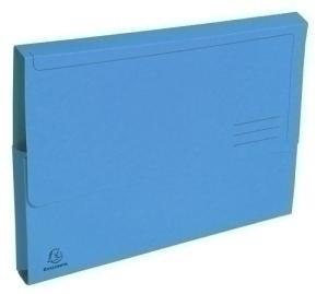 SUBCARPETA EXACOMPTA FOREVER (BOLSA FUELLE 32mm) 290g A4 AZUL PAQUETE de 10