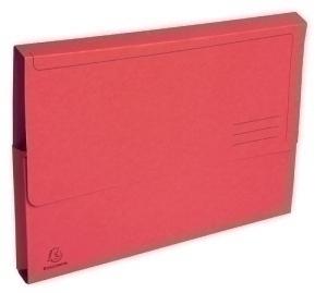 SUBCARPETA EXACOMPTA FOREVER (BOLSA FUELLE 32mm) 290g A4 ROJO PAQUETE de 10