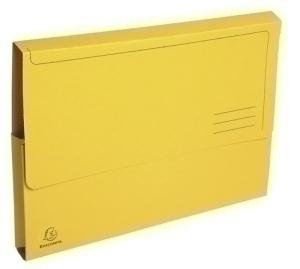 SUBCARPETA EXACOMPTA FOREVER (BOLSA FUELLE 32mm) 290g A4 AMARILLO PAQUETE de 10