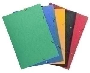 CARPETA de GOMAS y SOLAPAS EXACOMPTA CARTON A3 SURTIDO (5 col.)